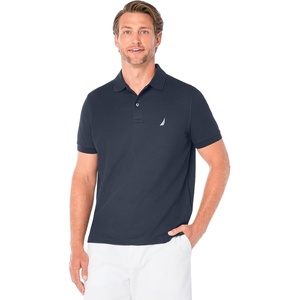 image:imageNautica Mens Classic Short Sleeve Solid Performance Deck Polo ShirtNavy