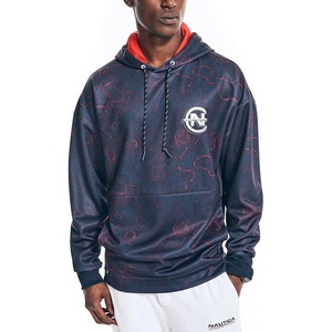 image:imageNautica Mens Competition Sustainably Crafted Printed HoodieNavy