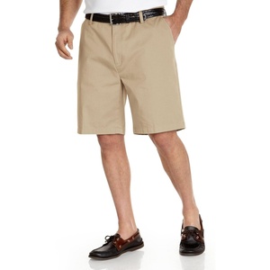 image:imageNautica Mens Cotton Twill Flat Front Chino ShortTrue Khaki