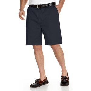 image:imageNautica Mens Cotton Twill Flat Front Chino ShortTrue Navy