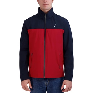 image:imageNautica Mens Golf Jacket  Casual Wear Windbreaker Jacket Regular Big amp Tall SizesRed Navy