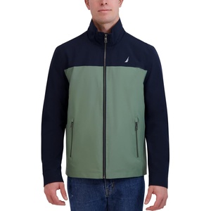 image:imageNautica Mens Golf Jacket  Casual Wear Windbreaker Jacket Regular Big amp Tall SizesSea Green