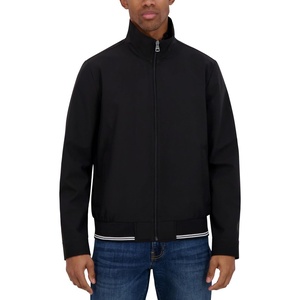 image:imageNautica Mens Lightweight Bomber Jacket  WindWaterResistant Regular Big amp Tall SizesBlack