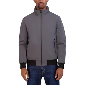 image:imageNautica Mens Lightweight Bomber Jacket  WindWaterResistant Regular Big amp Tall SizesMetal Grey