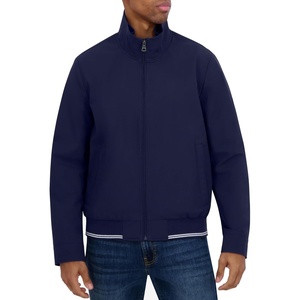 image:imageNautica Mens Lightweight Bomber Jacket  WindWaterResistant Regular Big amp Tall SizesNavy Seas