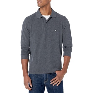 image:imageNautica Mens Nautica Classic Fit LongSleeve Deck PoloNautica Classic Fit LongSleeve Deck PoloCharcoal Heather