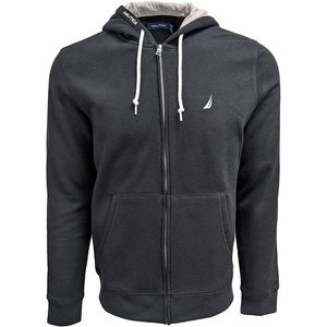 image:imageNautica Mens Nautica Mens Anchor Fleece Fullzip HoodieBlack