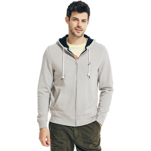 image:imageNautica Mens Nautica Mens Anchor Fleece Fullzip HoodieSmoke Grey Heather