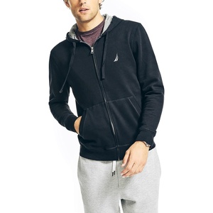 image:imageNautica Mens Nautica Mens Anchor Fleece Fullzip HoodieTrue Black