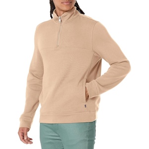 image:imageNautica Mens Nautica Mens Quarterzip SweaterMilitary Tan