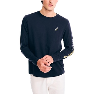 image:imageNautica Mens Nautica Sustainably Crafted LongSleeve Graphic TShirtNavy