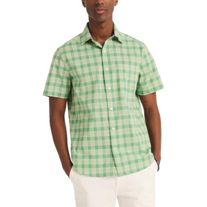 image:imageNautica Mens Nautica Sustainably Crafted Plaid ShortSleeve ShirtFair Green