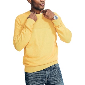 image:imageNautica Mens Nautica Sustainably Crafted Textured Crewneck SweaterTawny Olive