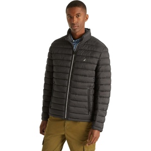 image:imageNautica Mens Reversible Quilted Puffer Jacket Midweight Mechanical Stretch Winter CoatLuxury Black