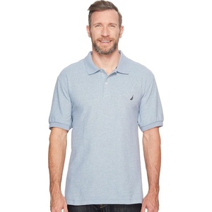 image:imageNautica Mens Short Sleeve Solid Deck Polo Shirt ShirtDeep Anchor Heather