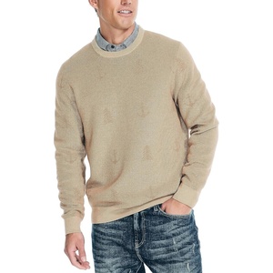 image:imageNautica Mens Sustainably Crafted Printed Crewneck SweaterTannin