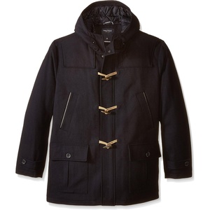 image:imageNautica Mens Wool Blend Peacoat  DoubleBreasted Winter Coat Regular Big amp Tall SizesAncient Navy