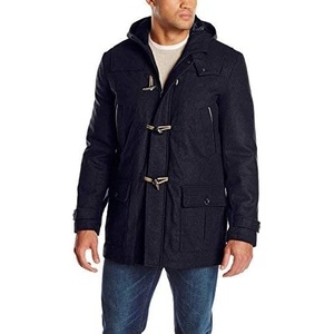 image:imageNautica Mens Wool Blend Peacoat  DoubleBreasted Winter Coat Regular Big amp Tall SizesBlue Cobalt