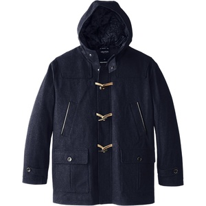 image:imageNautica Mens Wool Blend Peacoat  DoubleBreasted Winter Coat Regular Big amp Tall SizesCobalt