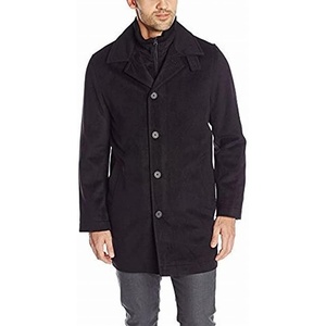 image:imageNautica Mens Wool Blend Peacoat  DoubleBreasted Winter Coat Regular Big amp Tall SizesEclipse