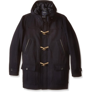 image:imageNautica Mens Wool Blend Peacoat  DoubleBreasted Winter Coat Regular Big amp Tall SizesOlder Navy