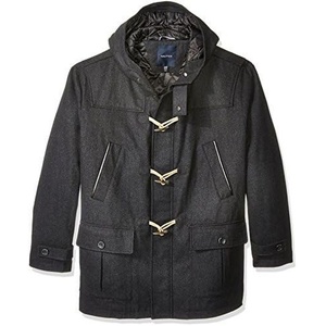 image:imageNautica Mens Wool Blend Peacoat  DoubleBreasted Winter Coat Regular Big amp Tall SizesPewter