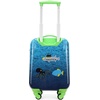 image:imageNAUTICA Kids Luggage  18 Airline Approved Rolling Hardside Upright Carryon Suitcase with Wheels Submarine Journey NK18LUG