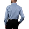 image:imageNAUTICA Slim Fit 100 Cotton Mens Dress Shirts Long Sleeve Wrinkle Resistant FormalBlue  Grey Micro Plaid