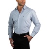image:imageNAUTICA Slim Fit 100 Cotton Mens Dress Shirts Long Sleeve Wrinkle Resistant FormalBlue Check