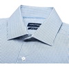 image:imageNAUTICA Slim Fit 100 Cotton Mens Dress Shirts Long Sleeve Wrinkle Resistant FormalBlue Check
