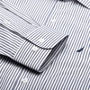 image:imageNAUTICA Slim Fit 100 Cotton Mens Dress Shirts Long Sleeve Wrinkle Resistant FormalBlue Mini Stripes
