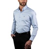 image:imageNAUTICA Slim Fit 100 Cotton Mens Dress Shirts Long Sleeve Wrinkle Resistant FormalLt Blue Check Dobby