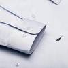 image:imageNAUTICA Slim Fit 100 Cotton Mens Dress Shirts Long Sleeve Wrinkle Resistant FormalLt Blue Check Dobby
