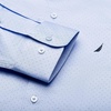 image:imageNAUTICA Slim Fit 100 Cotton Mens Dress Shirts Long Sleeve Wrinkle Resistant FormalNavy  Blue Dots