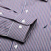 image:imageNAUTICA Slim Fit 100 Cotton Mens Dress Shirts Long Sleeve Wrinkle Resistant FormalPurple  Blue Check