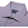 image:imageNAUTICA Slim Fit 100 Cotton Mens Dress Shirts Long Sleeve Wrinkle Resistant FormalPurple  Blue Check
