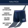 image:imageNautica Boys Boxer Briefs  36 Pack Comfort Stretch Cotton Kids Underwear Boxers for Boys with Contour Pouch Sizes 618NavyBluePrint3pk