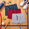 image:imageNautica Boys Boxer Briefs  36 Pack Comfort Stretch Cotton Kids Underwear Boxers for Boys with Contour Pouch Sizes 618NavyLight Heather GreyRed3pk