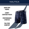 image:imageNautica Boys Stretch Performance Boxer Briefs 36 Pack  Breathable Underwear for Boys 618Nt Navy LogoCloudlessDeep Sea Dive