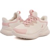 image:imageNautica Girls Toddler Knit SlipOn Sneakers with Max Comfort Sole Bungee Closure Tennis Running Shoes for School and Play ToddlerLittle KidBone Tan Pink