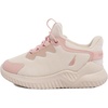 image:imageNautica Girls Toddler Knit SlipOn Sneakers with Max Comfort Sole Bungee Closure Tennis Running Shoes for School and Play ToddlerLittle KidBone Tan Pink