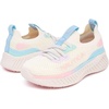 image:imageNautica Girls Toddler Knit SlipOn Sneakers with Max Comfort Sole Bungee Closure Tennis Running Shoes for School and Play ToddlerLittle KidCream