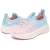 image:imageNautica Girls Toddler Knit SlipOn Sneakers with Max Comfort Sole Bungee Closure Tennis Running Shoes for School and Play ToddlerLittle KidPastel Rainbow Fade