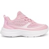 image:imageNautica Girls Toddler Knit SlipOn Sneakers with Max Comfort Sole Bungee Closure Tennis Running Shoes for School and Play ToddlerLittle KidPink White