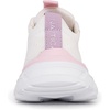 image:imageNautica Girls Toddler Knit SlipOn Sneakers with Max Comfort Sole Bungee Closure Tennis Running Shoes for School and Play ToddlerLittle KidWhite Pink Lilac
