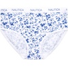 image:imageNautica Girls Underwear Briefs  5 Pack Comfort Stretch MidWaist Breathable Cotton Underwear Panties for Girls 412FloralBlueGreyStripe