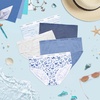 image:imageNautica Girls Underwear Briefs  5 Pack Comfort Stretch MidWaist Breathable Cotton Underwear Panties for Girls 412FloralBlueGreyStripe