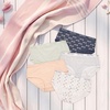 image:imageNautica Girls Underwear Briefs  5 Pack Comfort Stretch MidWaist Breathable Cotton Underwear Panties for Girls 412WhitePinkStripesMint