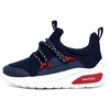 image:imageNautica Kids Athletic SlipOn Sneakers  Comfortable Bungee Running Shoes for Boys and Girls  Stylish and Supportive Footwear for Active Kids Big KidLittle KidToddlerNavy White Redswimm