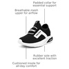 image:imageNautica Kids Athletic SlipOn Sneakers  Comfortable Bungee Running Shoes for Boys and Girls  Stylish and Supportive Footwear for Active Kids Big KidLittle KidToddlerBlack Whitemavven